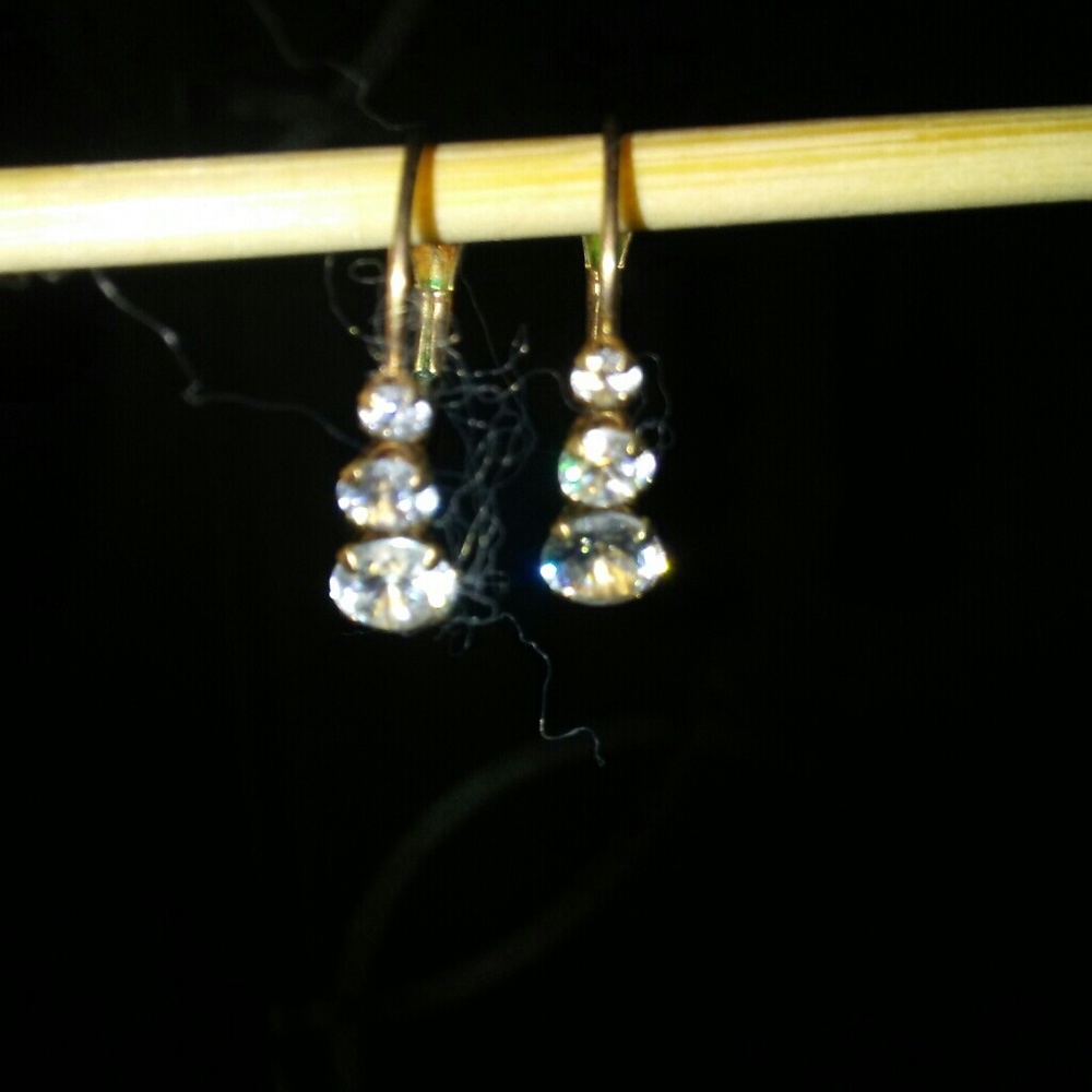Lia Sophia triple drop earrings
